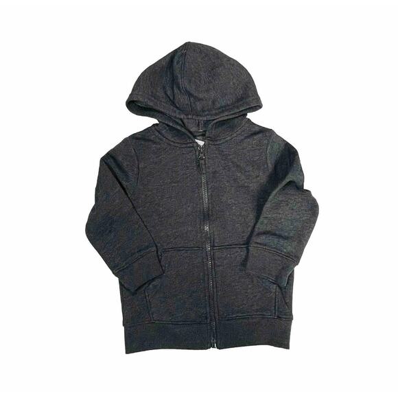 Cat & Jack Toddler Jacket Size 2T Full Zip Gray Hoodie With Pockets NWT - Picture 2 of 6